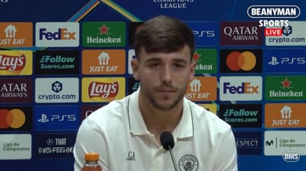 尼科-冈萨雷斯：来曼城和瓜帅同事是守望成真 偶像是布斯克茨