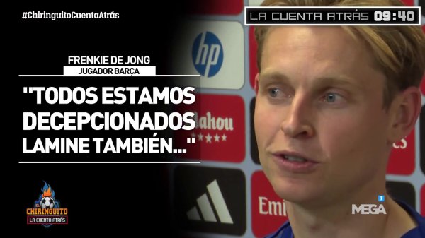 德容:亚马尔也无法一手一脚赢下国度德比,也许梅西巧合能作念到