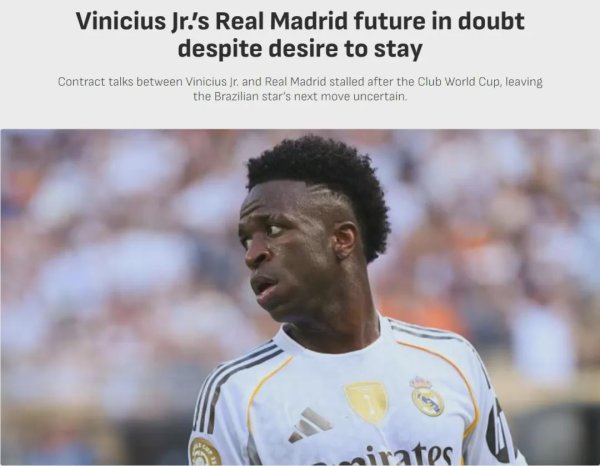 维尼修斯几个月后定改日！梅西接近续约！阿莫林：毫不篡改体系！