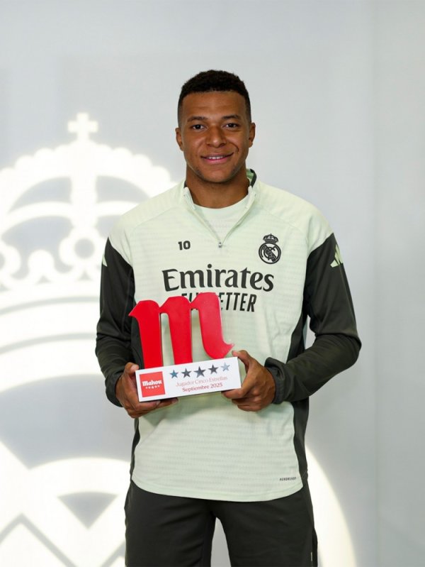 姆巴佩：很运道再次当选皇马月最好，但愿在国度德比中取胜