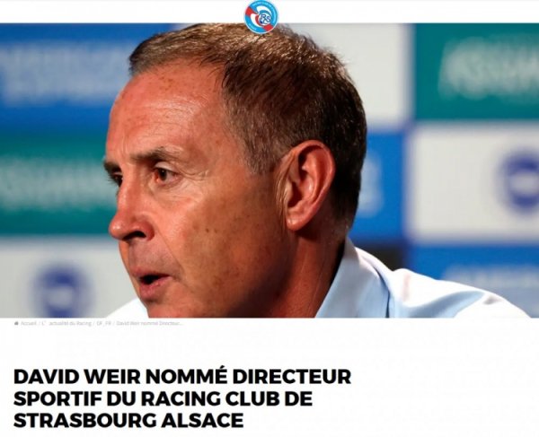 约即是去切尔西😂官方：前布莱顿总监大卫-威尔加入斯特拉斯堡