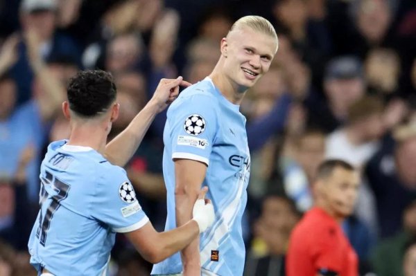 哈兰德闪击！5场入6球，3战阿森纳轰3球，希勒最快百球记录将作古