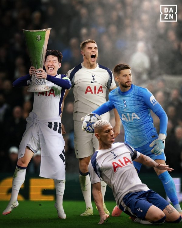 堡垒！热刺近22个欧战主场得回17胜5平0负：零封12场、净胜47球