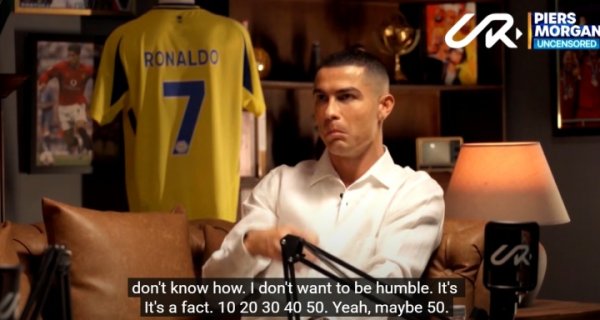 C罗：公众公论对我来说不再蹙迫了 说我疯了说我自满我齐不在乎