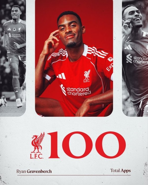 百场里程碑！赫拉芬贝赫首发出战丛林，已毕利物浦糊口百场里程碑